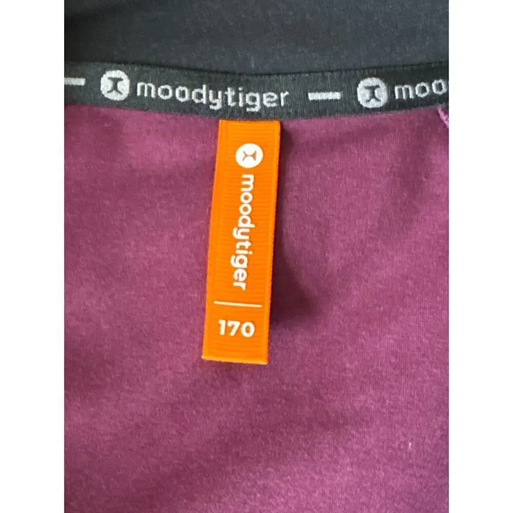 Girls' Purple Active Jacket with Thumbhole Cuffs